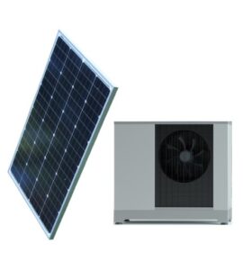 Solární panel a tepelné čerpadlo